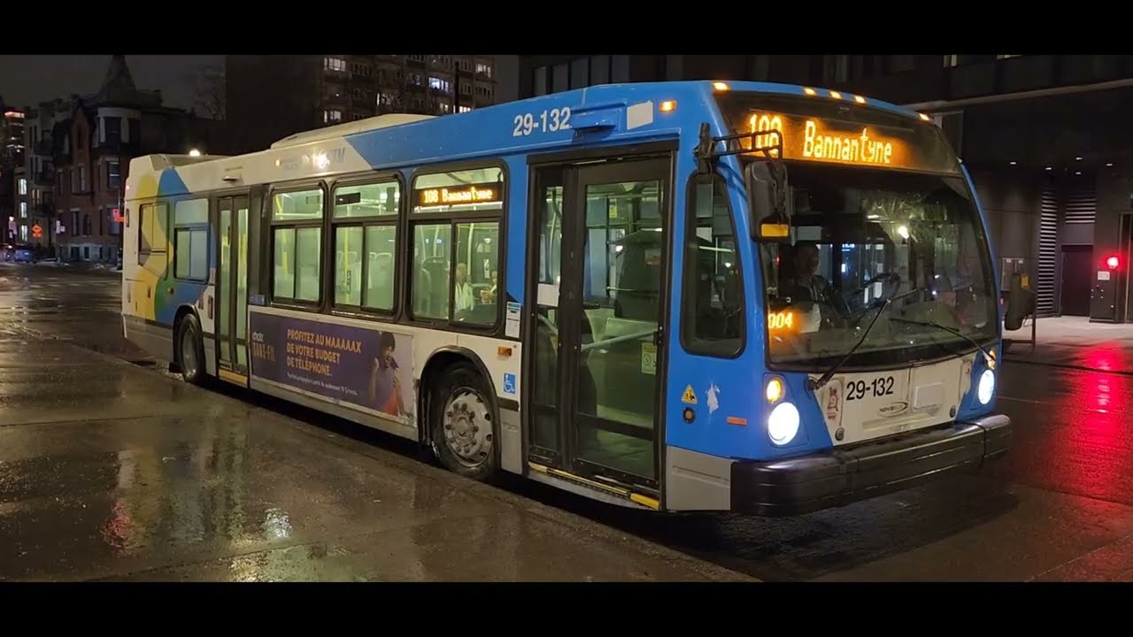 Société de Transport de Montréal 2009 Novabus LFS (3rd gen / ZF Ecomat) - 29-132 on 108 Bannantyne