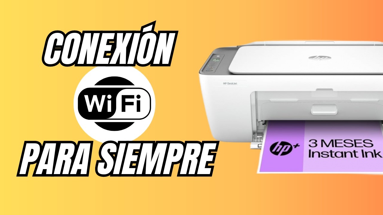 ✅ Cómo conectar y CONFIGURAR Wi-Fi en HP Deskjet 2700 Series | 2800 Series