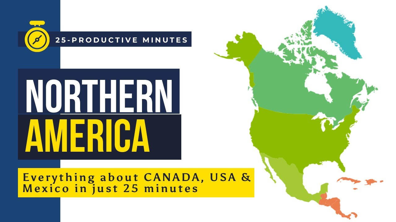 Northern America Map | उत्तरी अमेरिका का मानचित्र | World Map