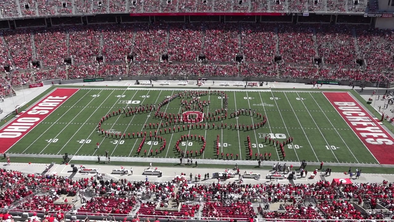 Ohio State Spring Athletic Band Performs 