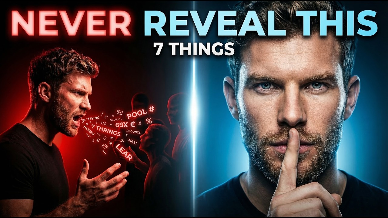 Never Reveal These 7 Things | Psychology of Powerful People