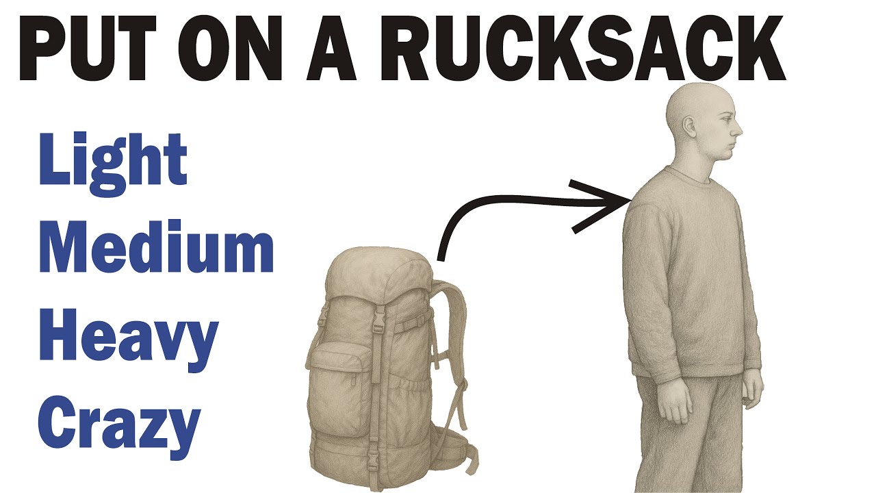 How to put on a rucksack