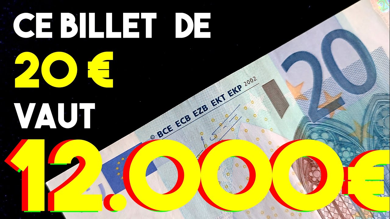 CE BILLET DE 20 euro VAUT 12000 euros ! VERIFIEZ VOS PORTES MONNAIES ! c'est l'&euro; plus cher !