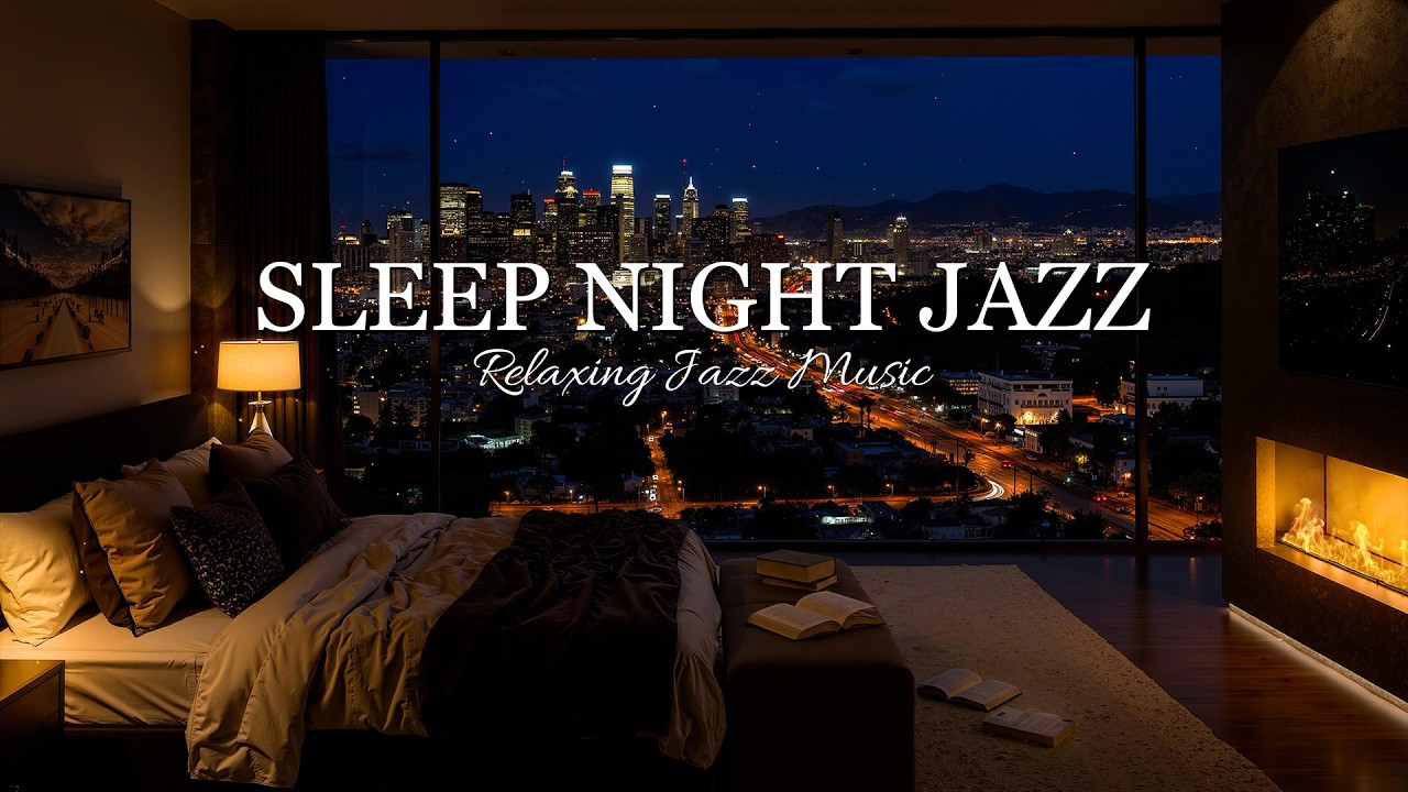 Sleep Night Jazz ~ Soothing Jazz Piano Music to Peaceful Slumber ~ Relaxing Jazz Instrumental Music
