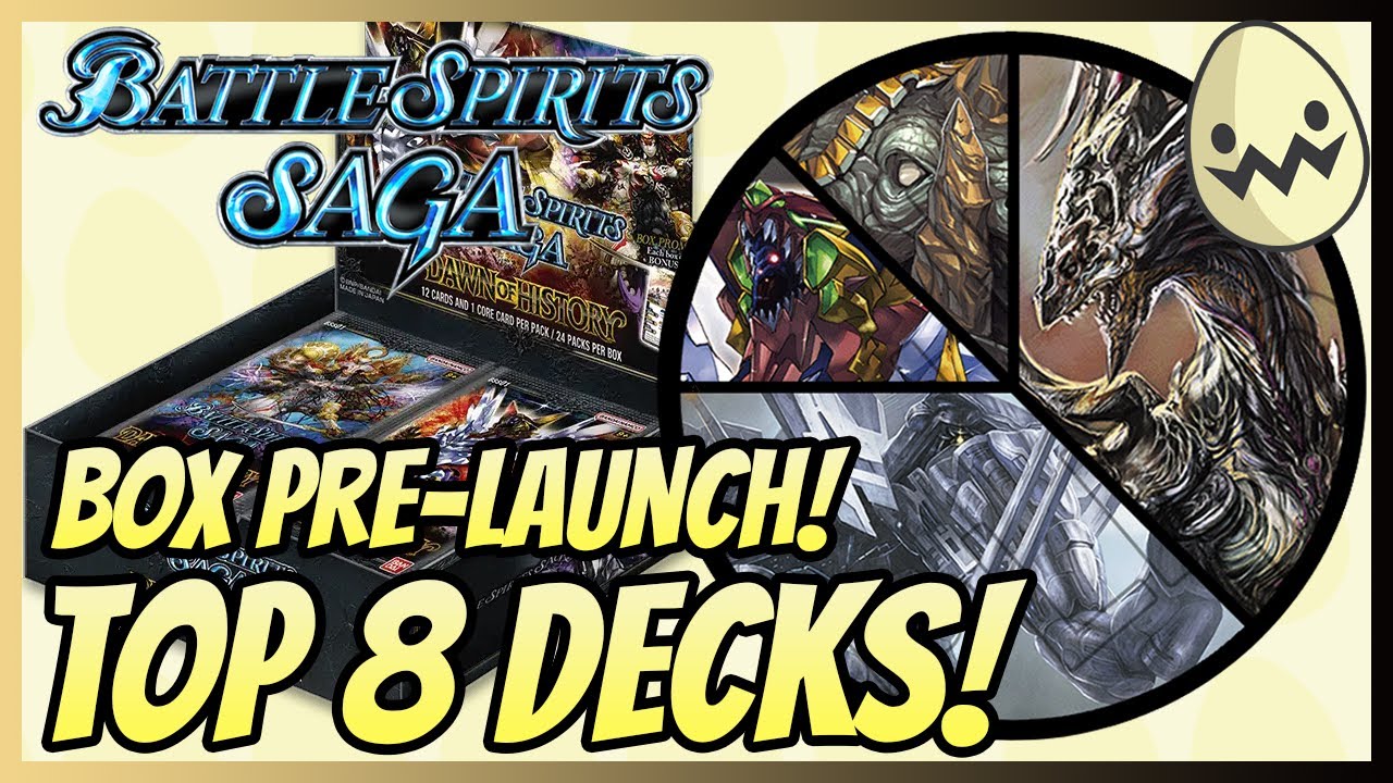 Battle Spirits Saga: Top 8 Decks! Pre-Launch Box Tournament!