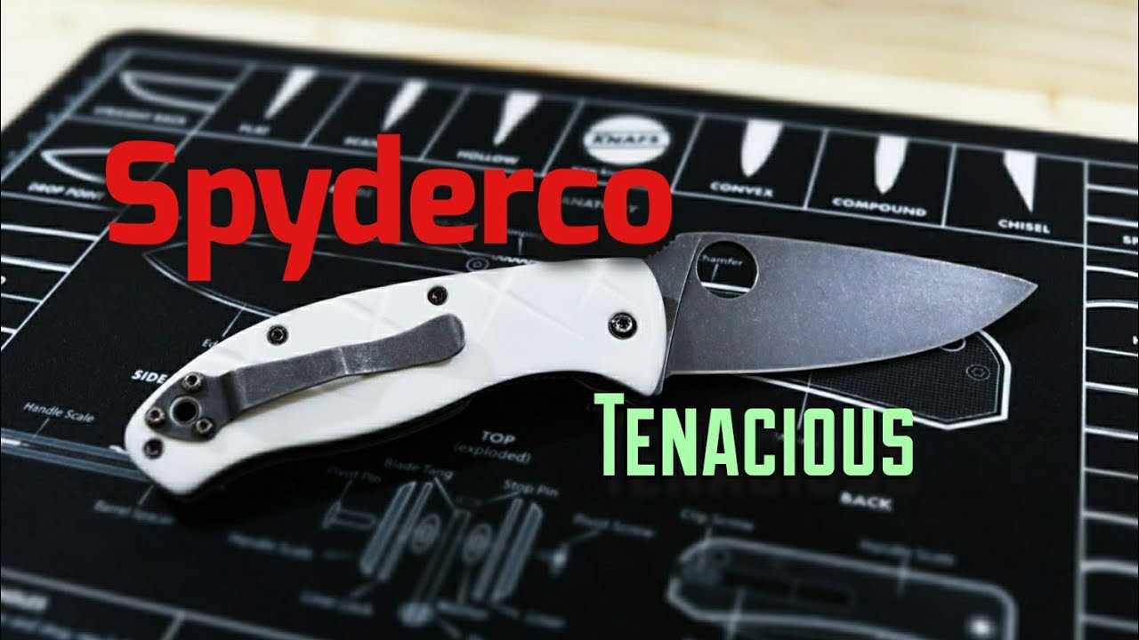 Spyderco Tenacious Pocket Knife/Customized/Copper Backspacer(Knathan's Knives)