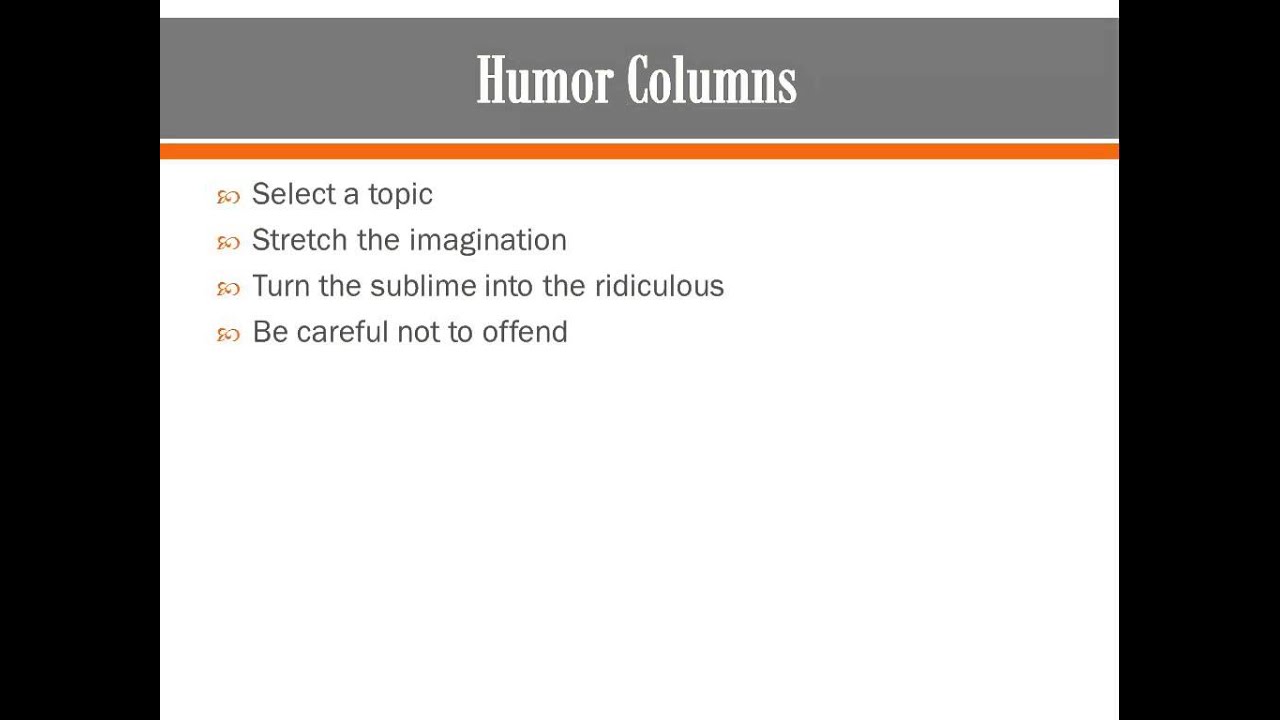 Writing Columns