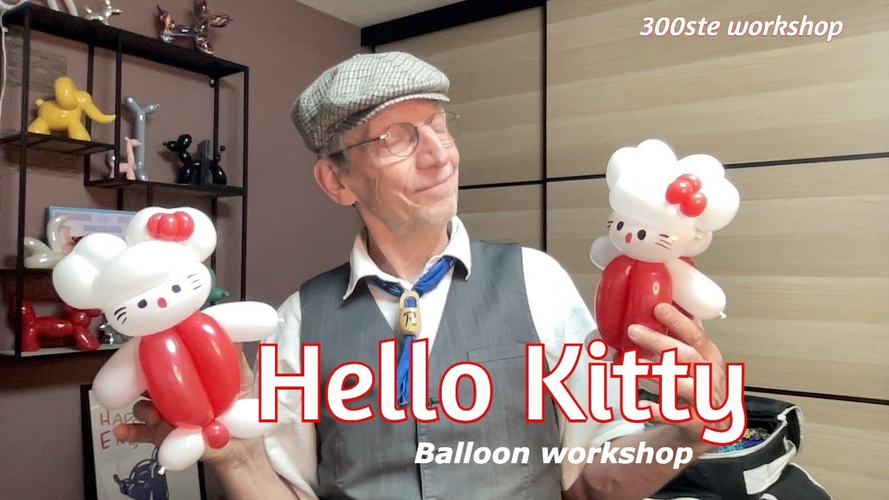 Balloon workshop Hello Kitty - De Haagse Ballonnenboer - (300ste) / Make it easy