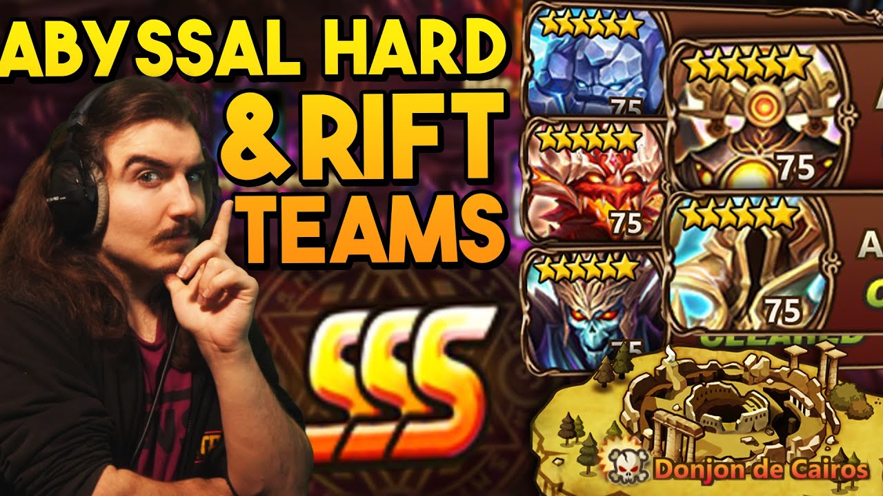TEAMS ABYSSAL HARD & RIFT EN EARLY ! Le Reroll Tomorrow farm TOUT ! Summoners War