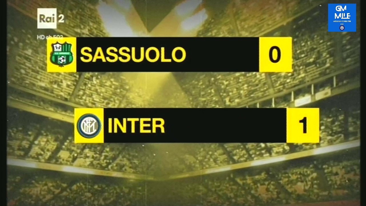 2016-17 (17^ - 18-12-2016) Sassuolo-INTER 0-1 [Candreva] Servizio 90°Minuto Rai2