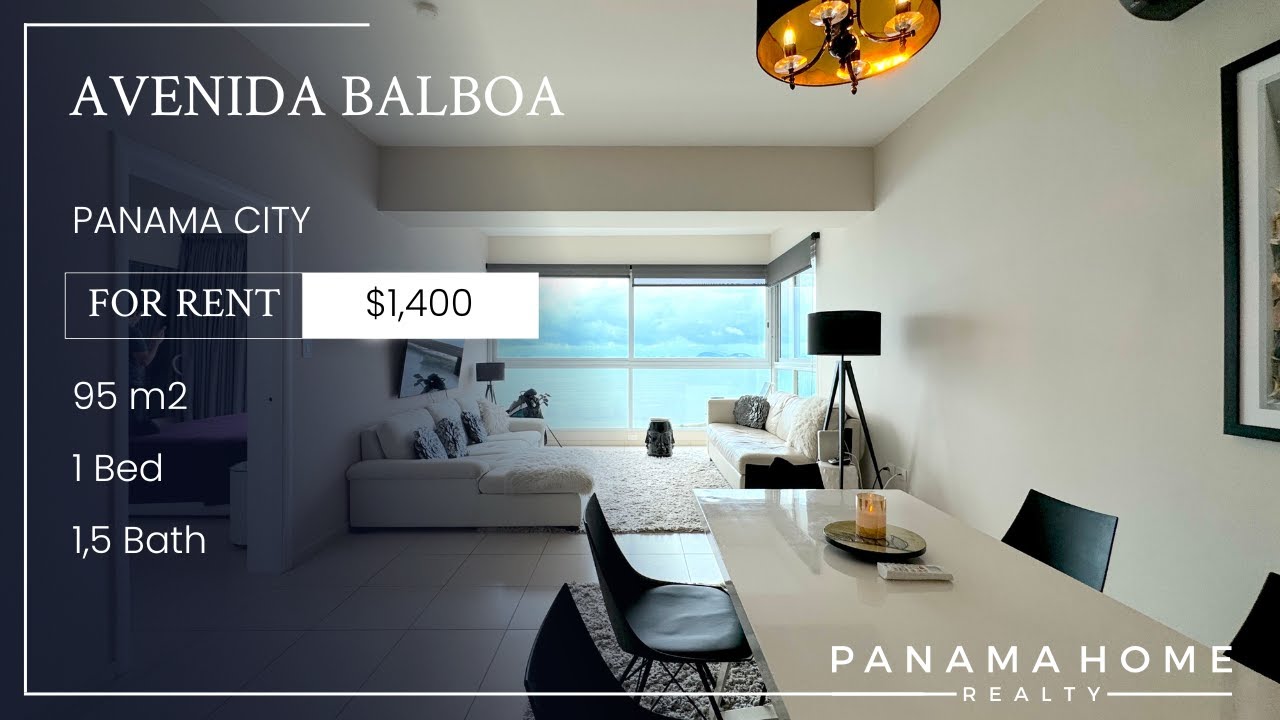 $1,400 Beautiful Apartment for Rent on Avenida Balboa
