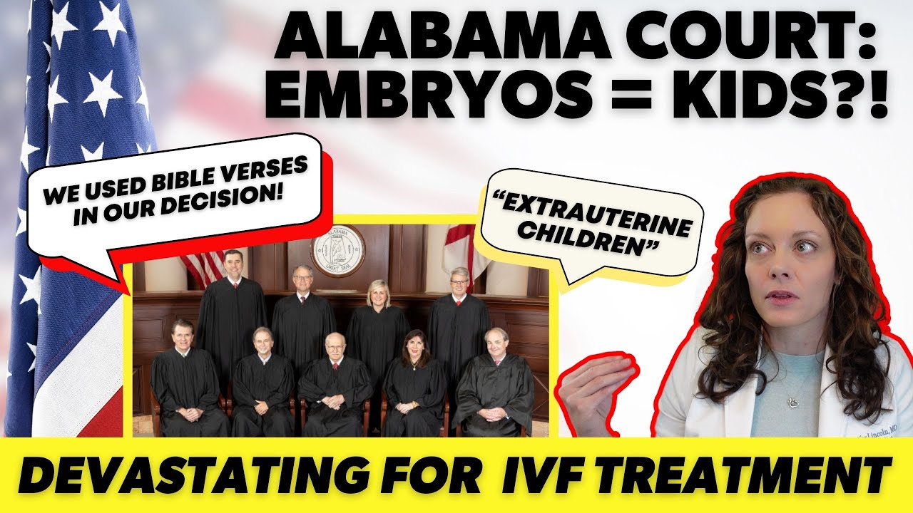 BREAKING: EMBRYOS in Alabama are...children? What this means for IVF  |  Dr. Jennifer Lincoln