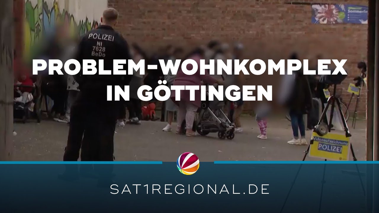 Problem-Wohnkomplex in Göttingen: Stadt und Polizei verschaffen sich Überblick