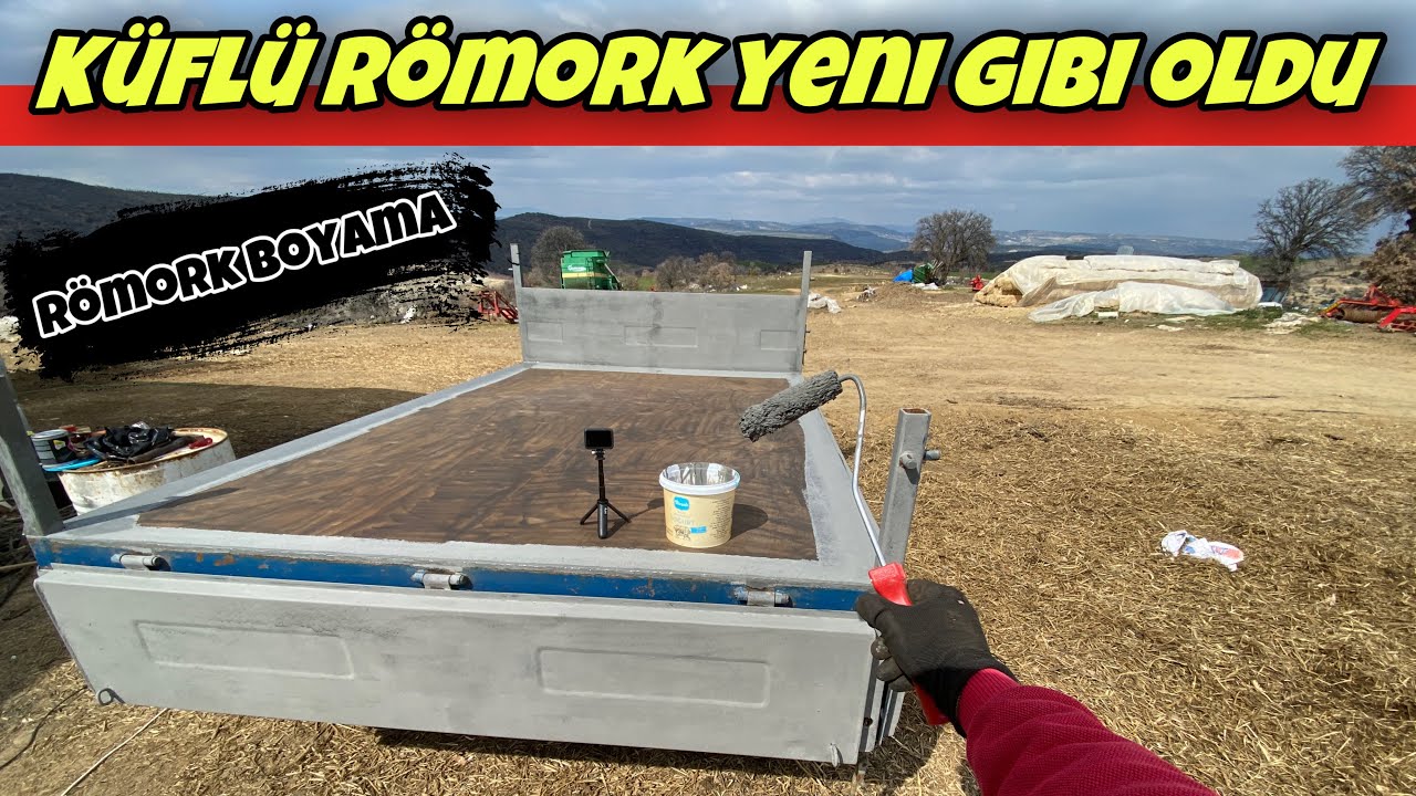 K&Uuml;FLENEN R&Ouml;MORKA ASTAR ATTIM | r&ouml;mork boyama | tarımvlog