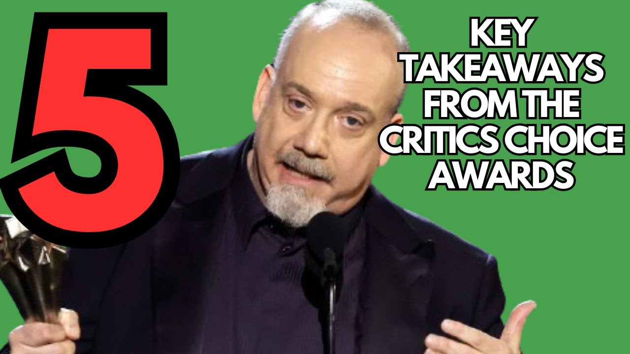 5 Take Aways from the 2024 Critics Choice Awards l Old's Oscar Countdown