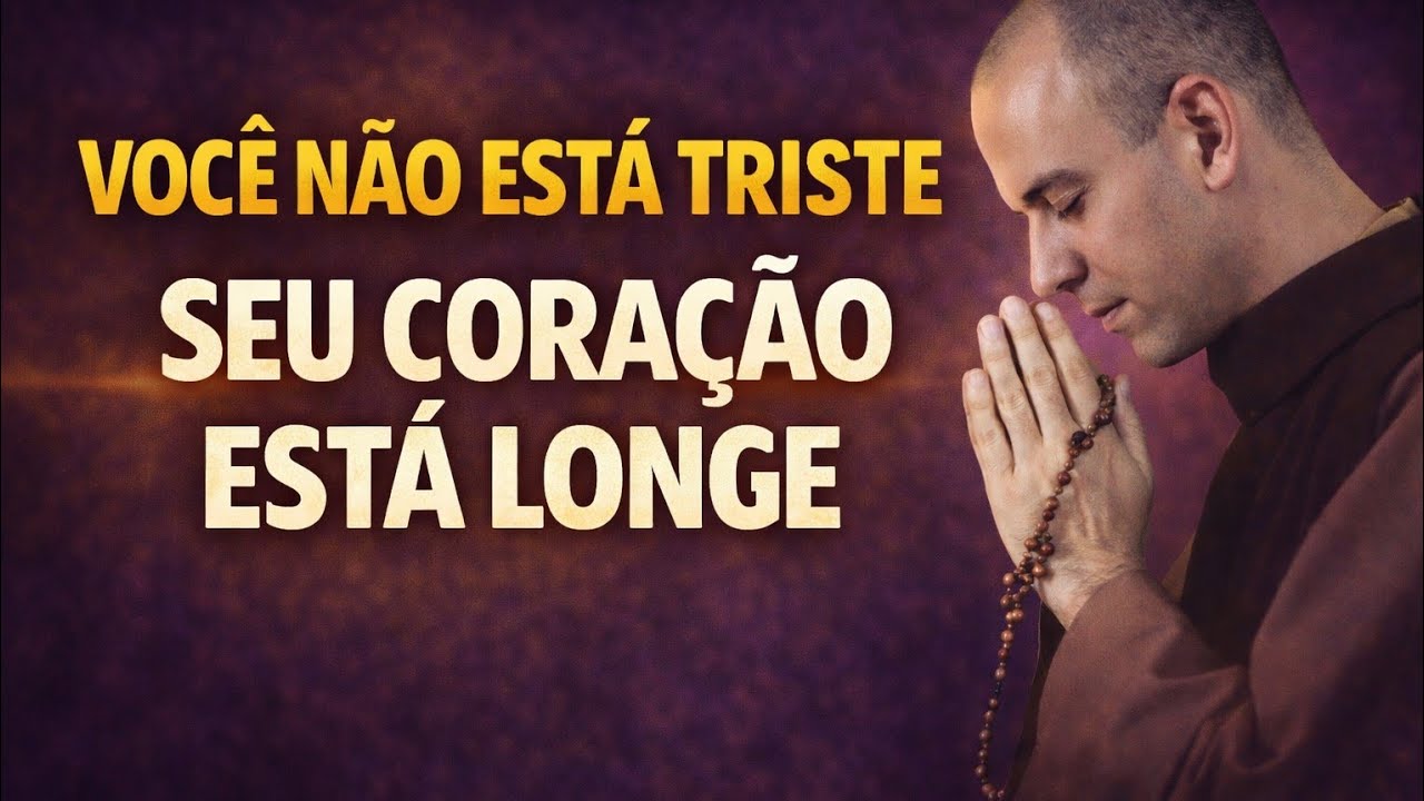 VOCÊ NÃO ESTÁ TRISTE — Está VAZIO de DEUS | Frei Gilson Toca o Mais Fundo da Sua Alma