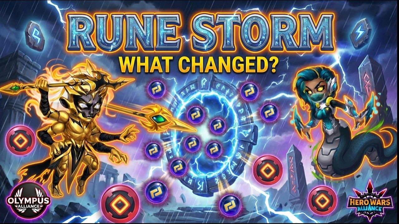 RUNE STORM IS BACK! Here's What Changed This Month! Hero Wars Alliance!