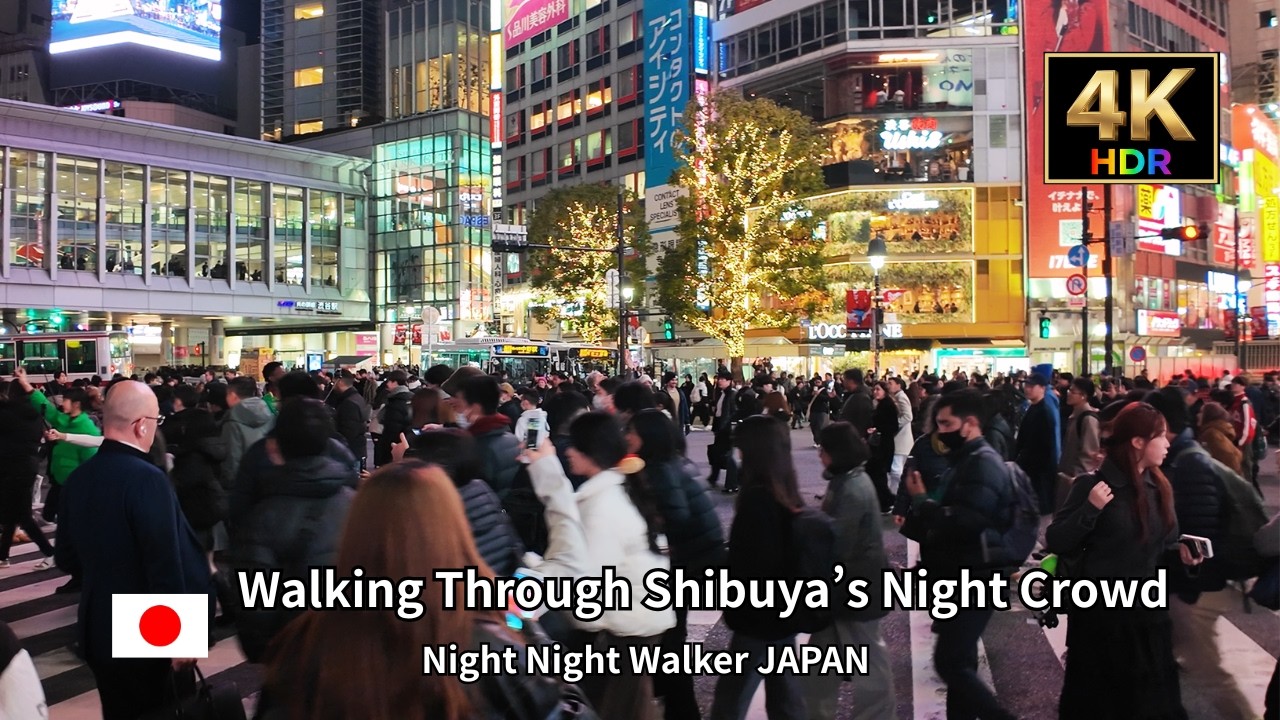 Walking Through Shibuya’s Night Crowd  Tokyo Japan | POV 2026