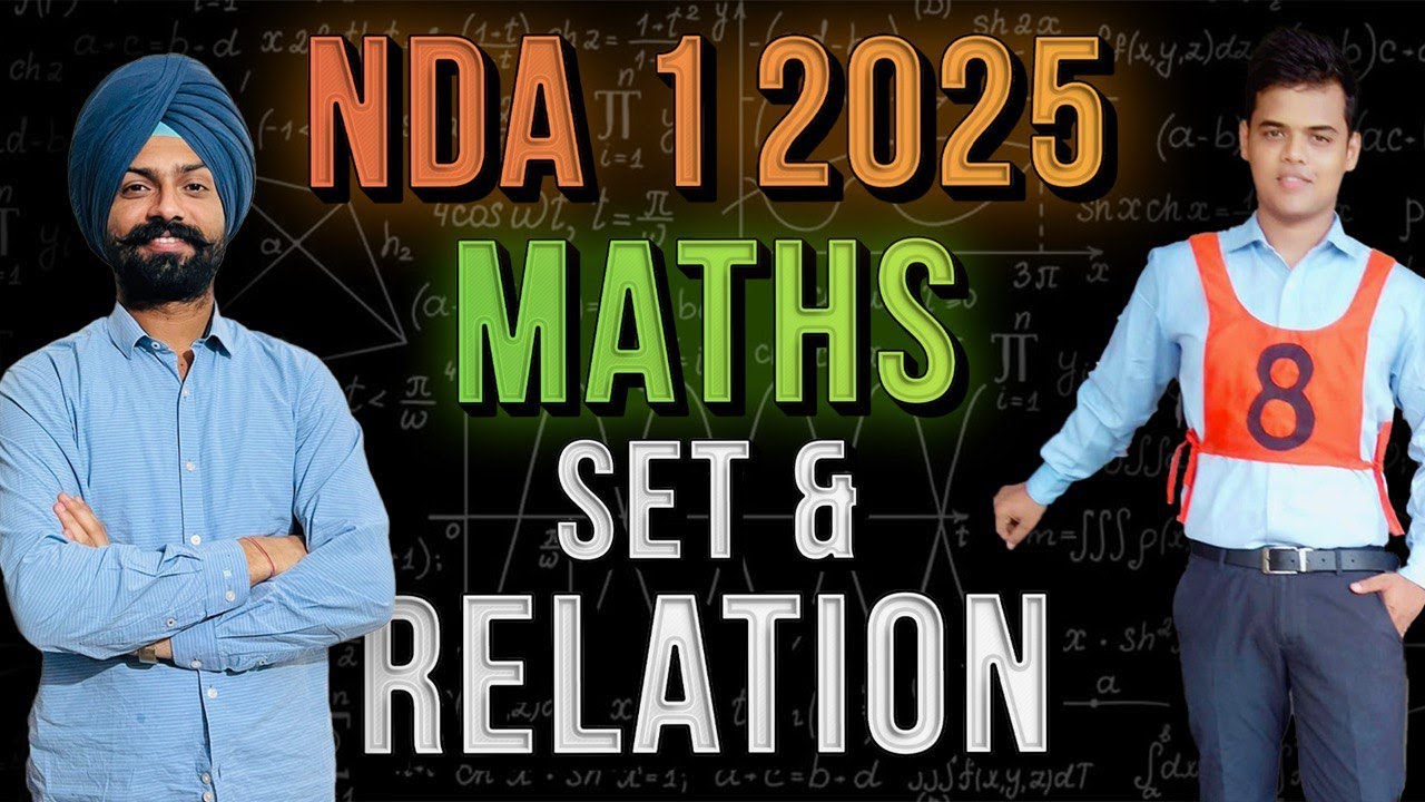 Set and relation || complete syllabus ||  NDA 2025 (1) || Sandeep Brar