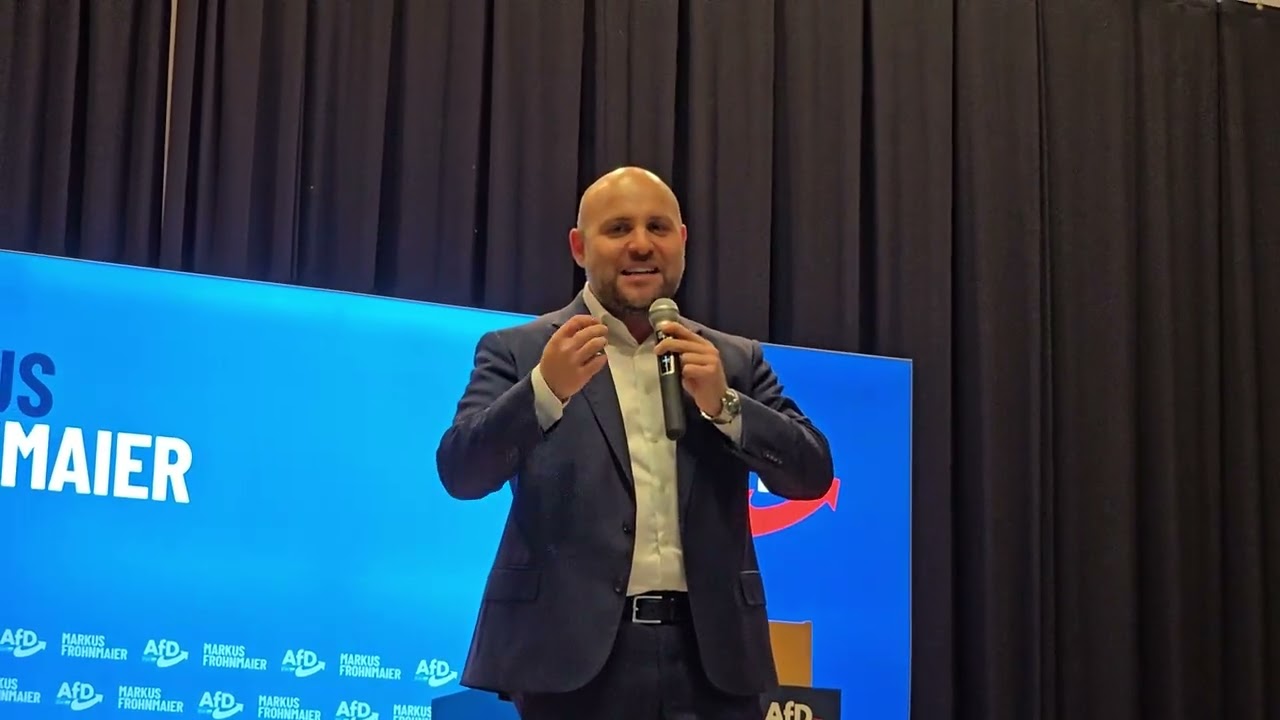 Markus Frohnmaier in Bretzfeld-Scheppach: „Unser Land zuerst!“ – Wahlkampfauftakt in BaWü