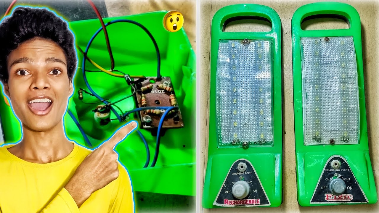 How To Repair Fiza Rechargeable Emergency Light