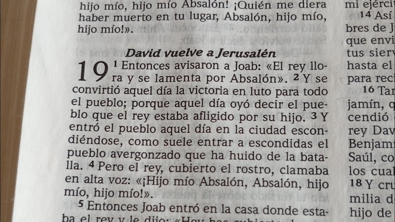 2 SAMUEL 19 EXPLICADO