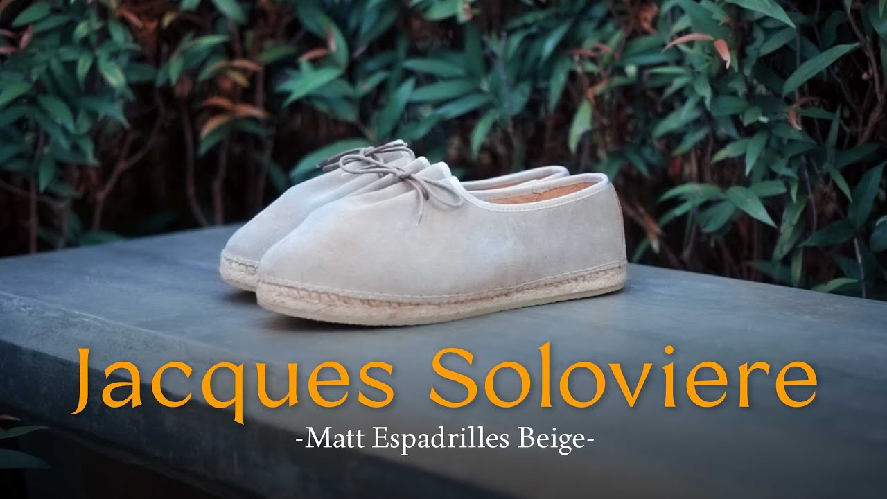 ขอแนะนำ Jacques Soloviere Matt Espadrilles รองเท้าสุดน่ารักจากฝรั่งเศส