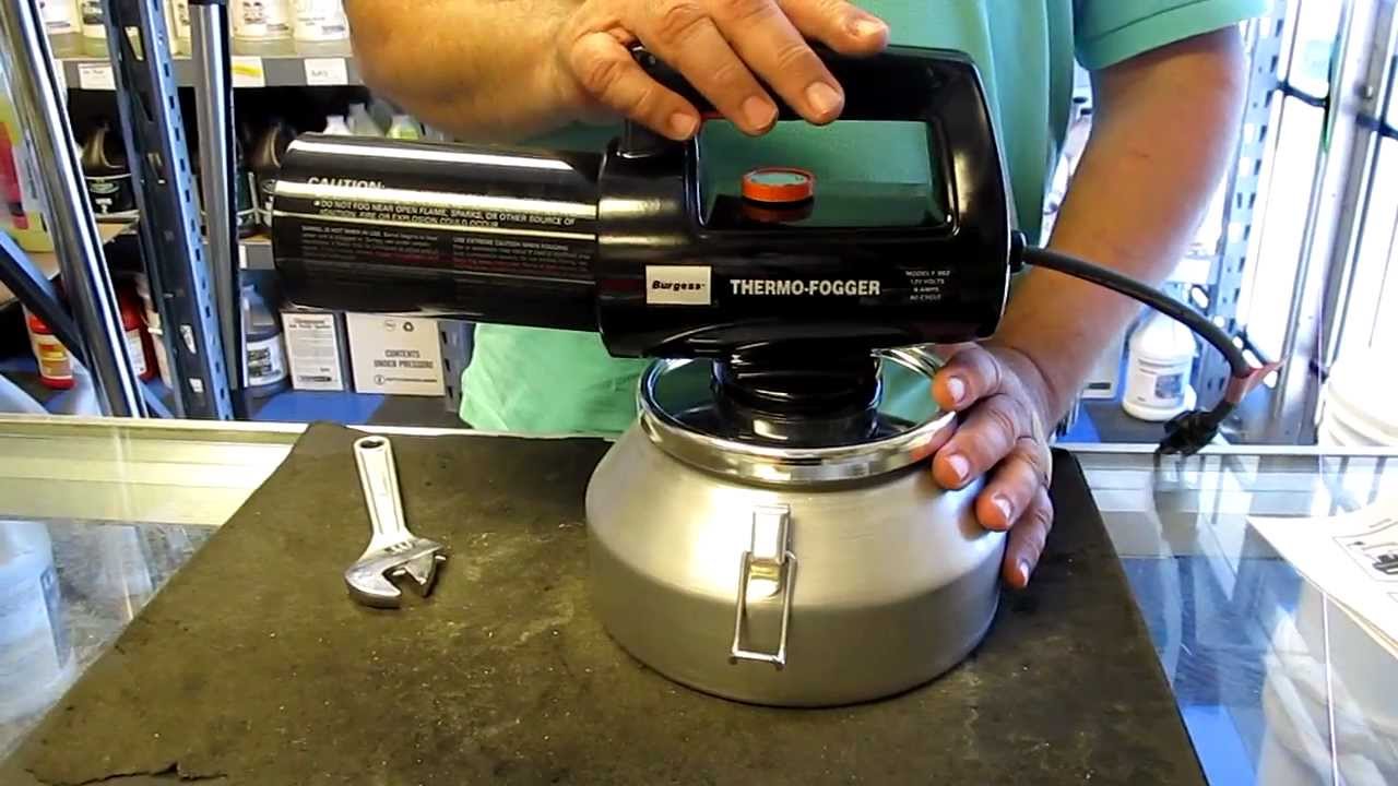 Burgess fogger Troubleshooting