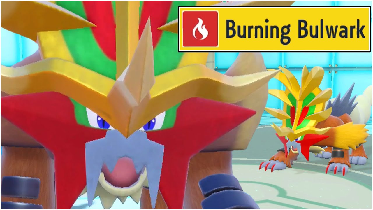 ★~EPIC GOUGING FIRE SWEEP~★ Burning Bulwark Moveset Indigo Disk Pokemon Scarlet Violet
