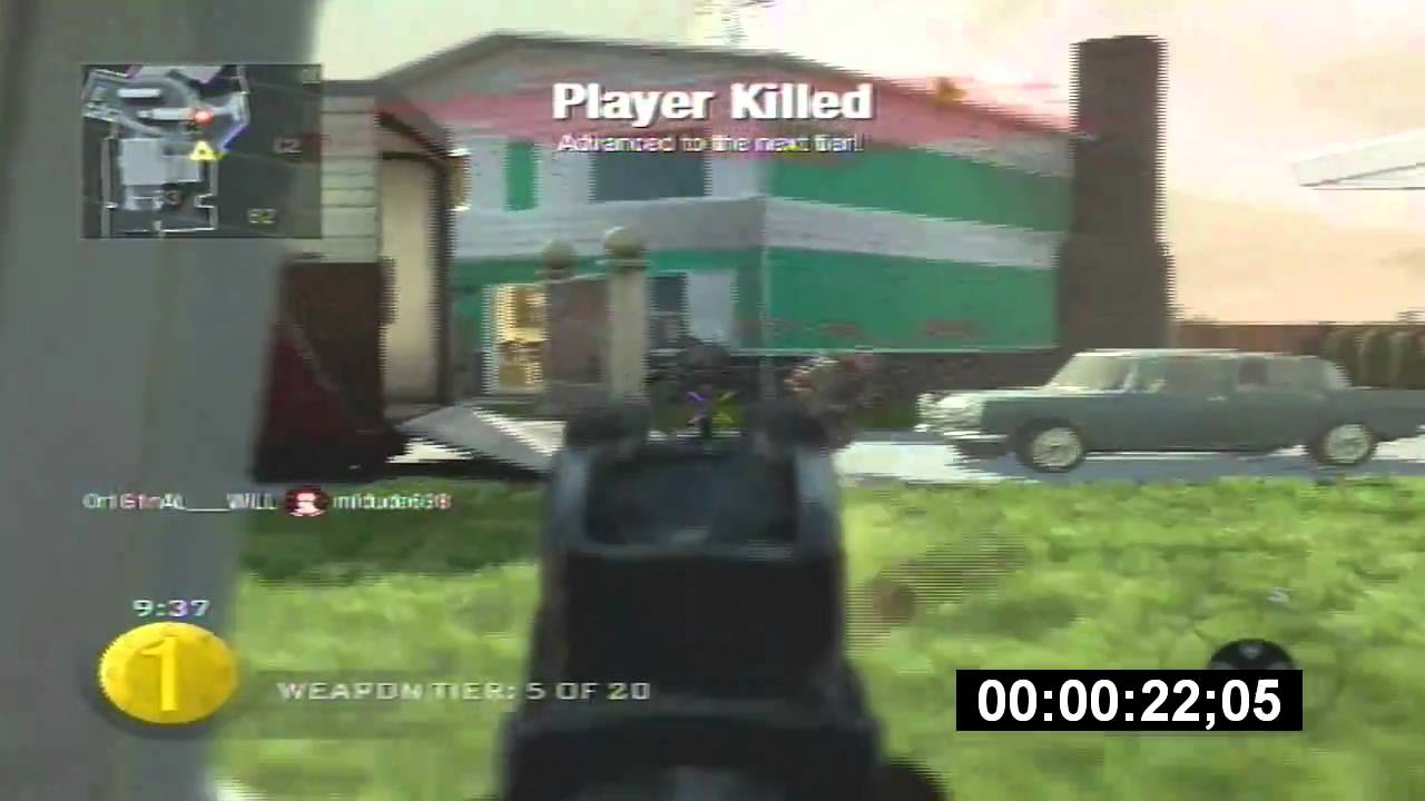 Fastest Gun Game in the World 1:40 (1:30) | Black Ops - Or1G1nAL_FlaMe PS3