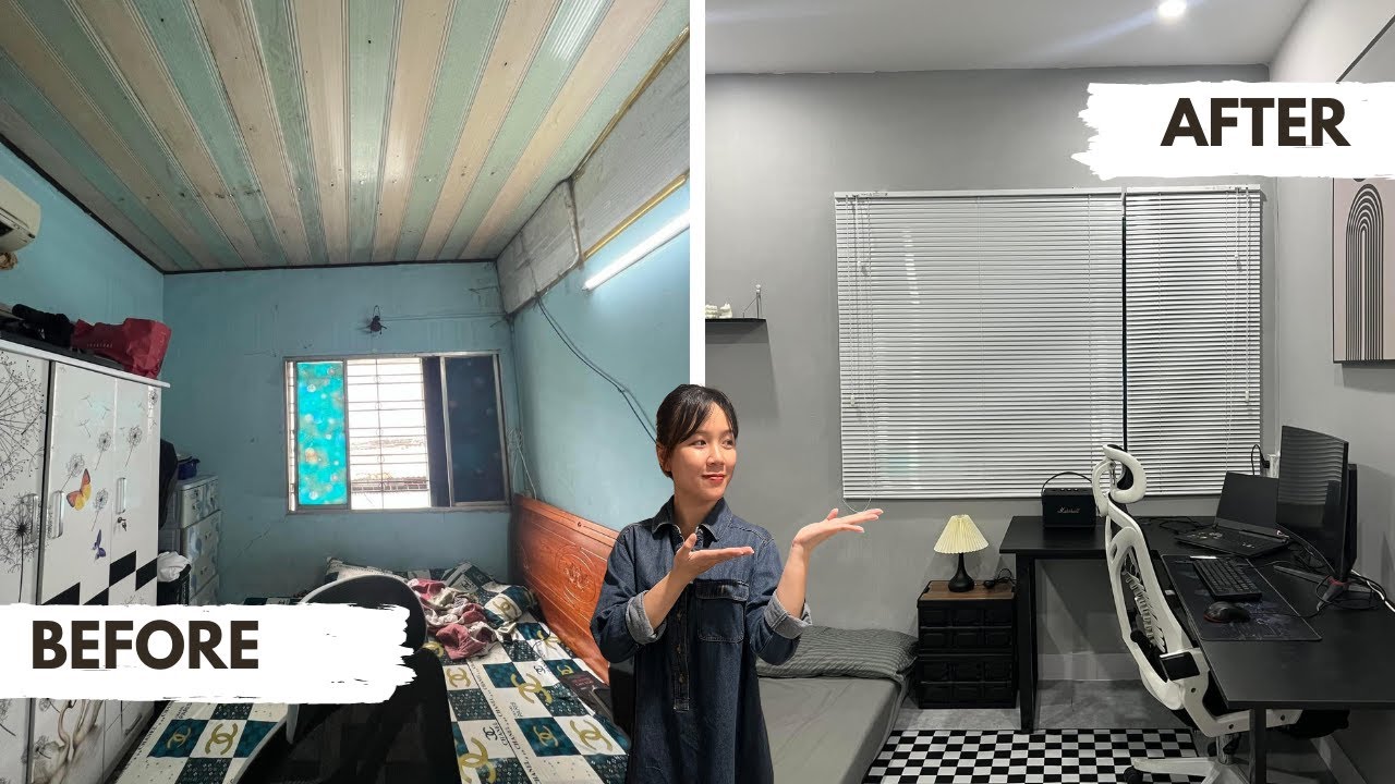 Cải tạo căn phòng 15 năm cho em trai | Kiều mê decor