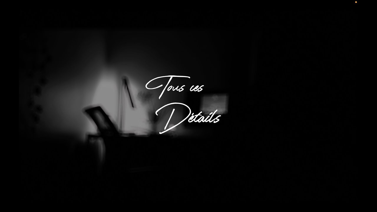 Tous Ces D&eacute;tails by DURKHEIM (Official Lyrics Video)