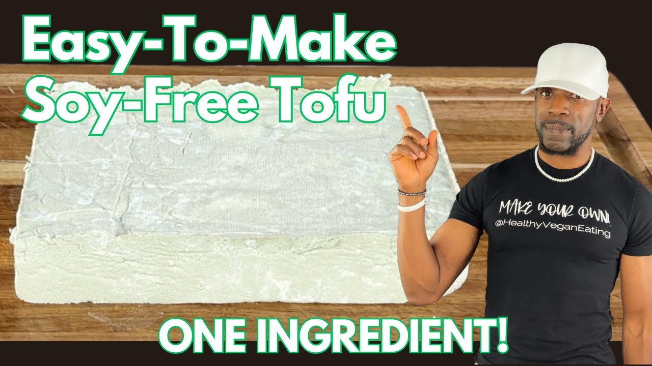 How-To Make the EASIEST SOY-FREE TOFU - ONE Ingredient!!