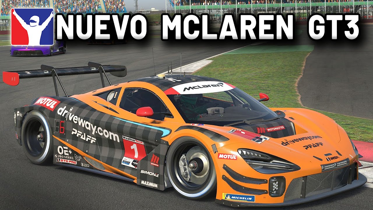 ✅Mi OPINIÓN del NUEVO MCLAREN GT3 de iRACING + 1ª Carrera oficial