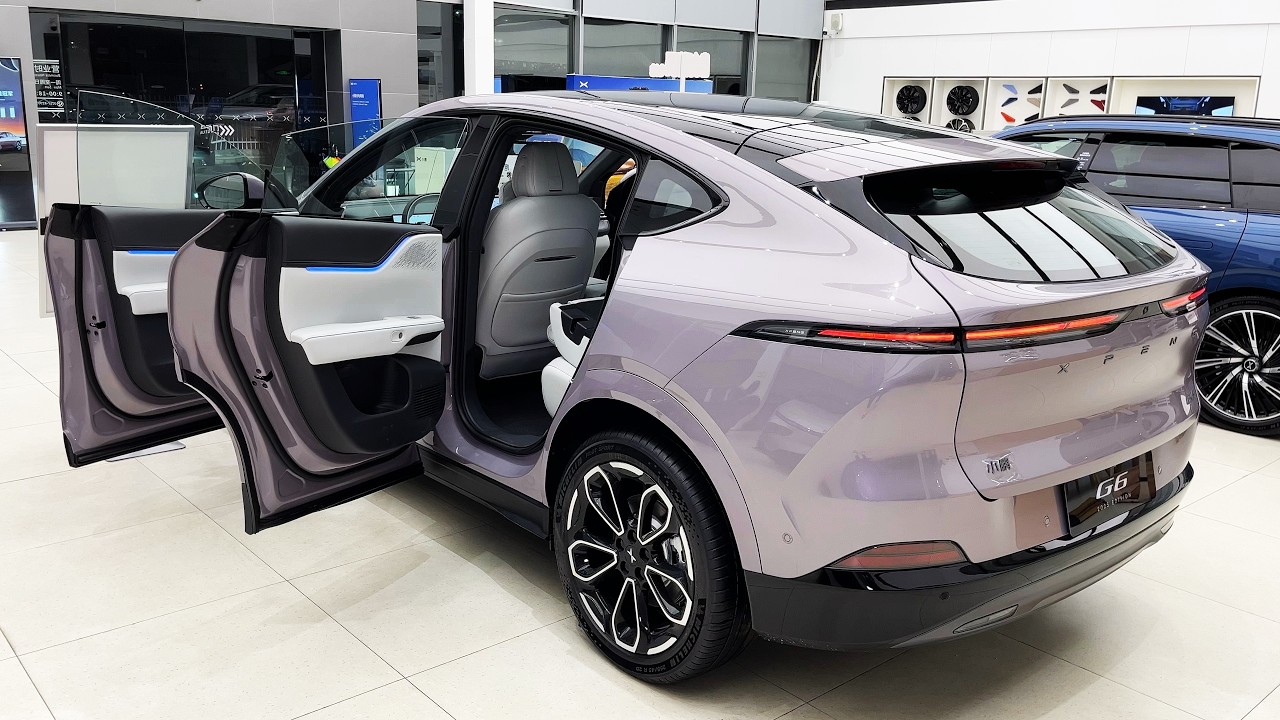 Абсолютно новый Xpeng G6 EV 2025 года. Интерьер и экстерьер в деталях 4K
