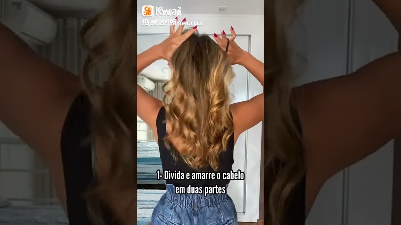 aprenda a fazer um rabo de cavalo longo super f&aacute;cil , j&aacute; me  seguem no Instagram @saiure_costa  😍