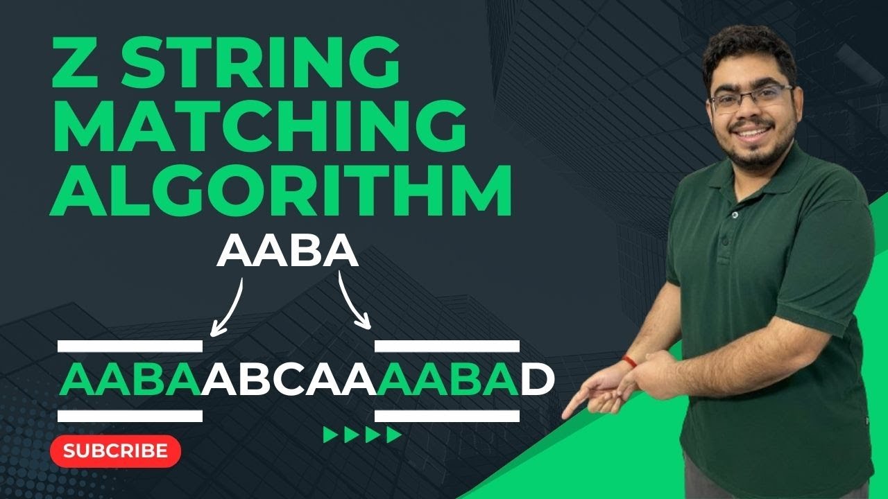 Coding Interview Patterns Z Algorithm - Matching Patterns in A String