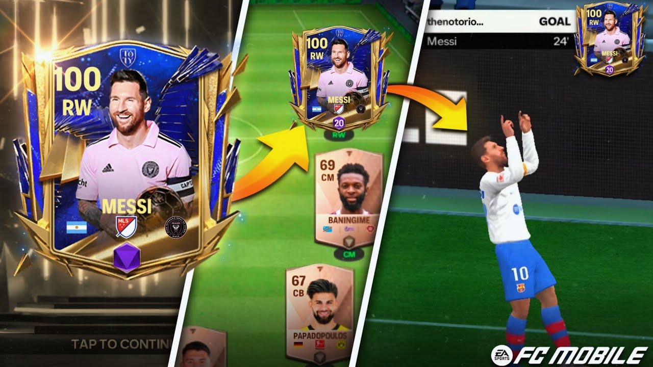 I Spent All My Coins to get UTOTY MESSI in FC Mobile!!