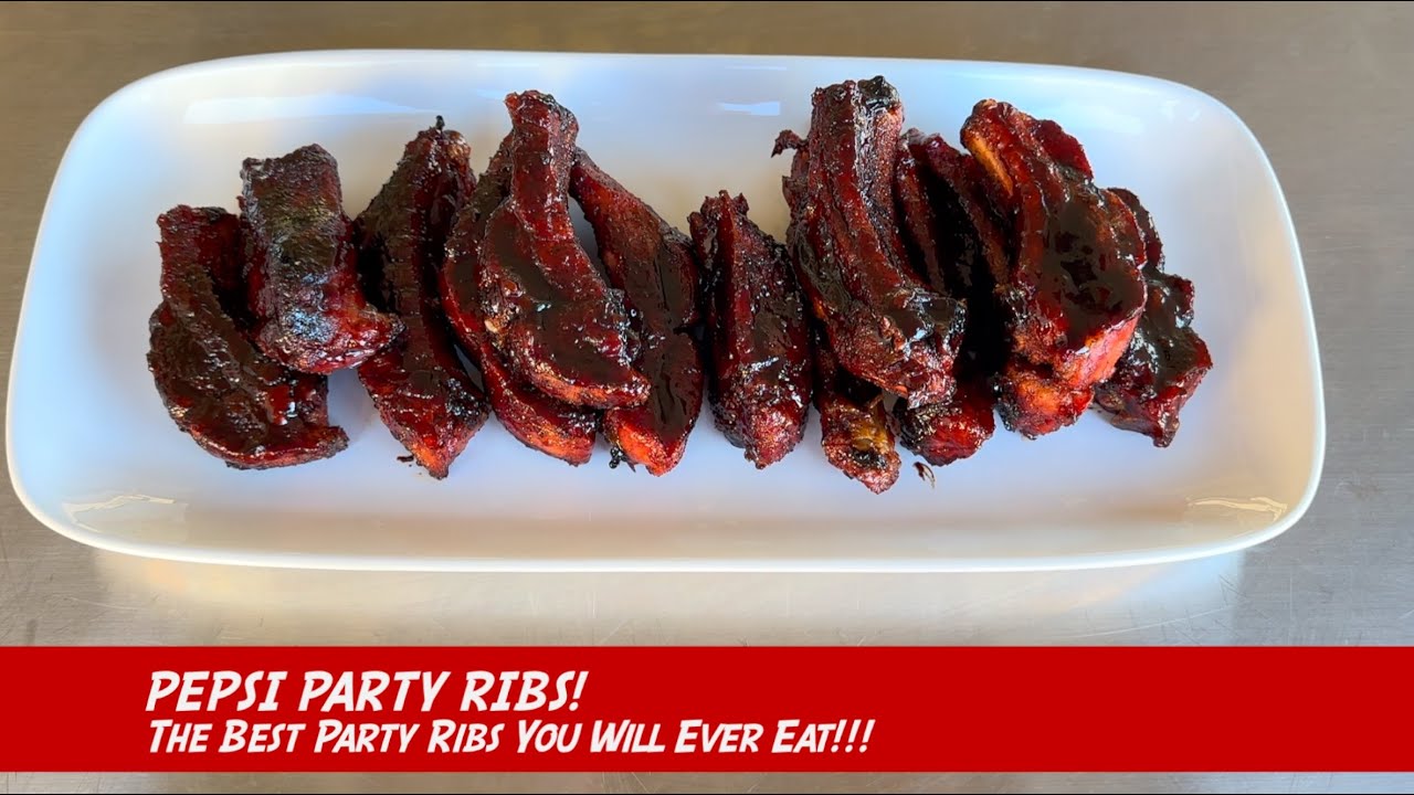 Game Day Pepsi Party Ribs! The Best Party Ribs You Will Ever Taste!