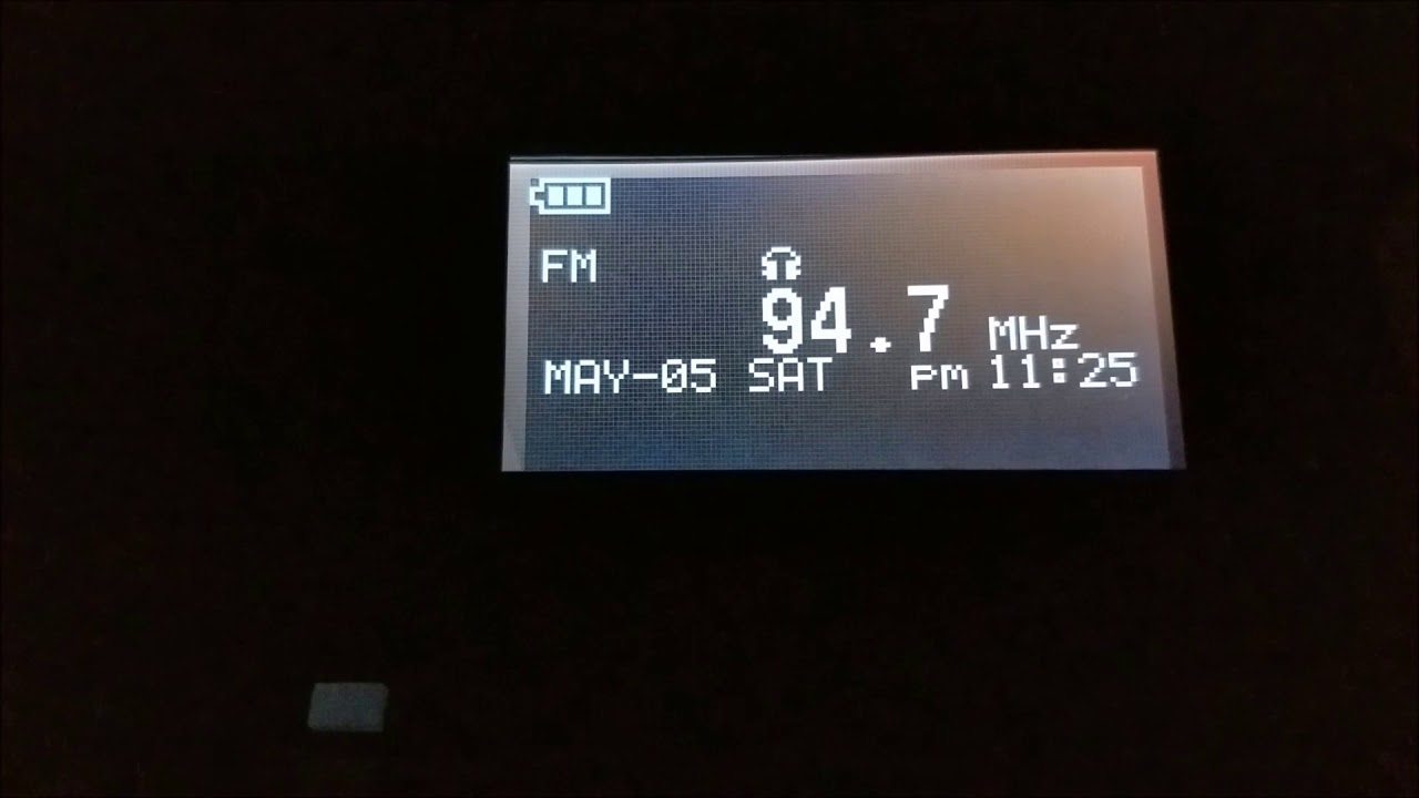 KEWB 94.7 FM Technical Difficulties and a Test Pattern