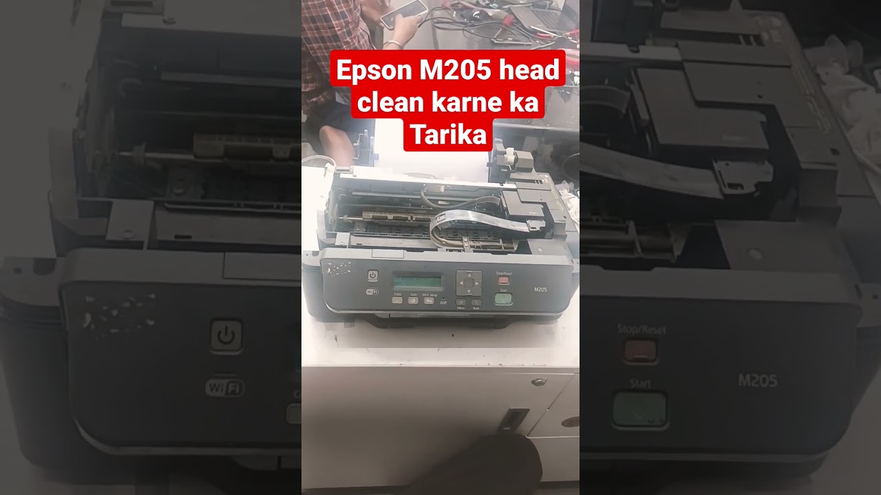 Epson M205 head clean karne ka Tarika