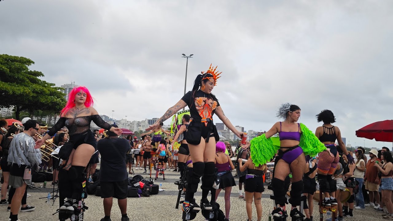 Rio Carnaval 2026， Bloco de Rua  Flamengo . #RiodeJaneiro #travel #carnaval #Riocarnival 
