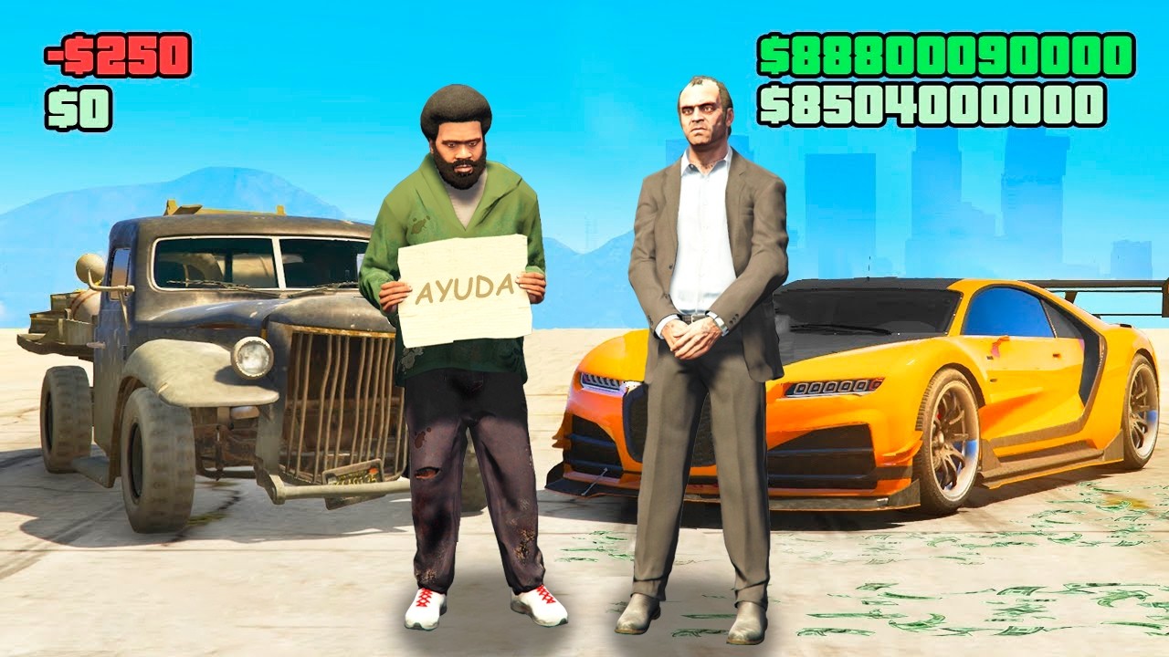 POBRE vs MILLONARIO en GTA 5