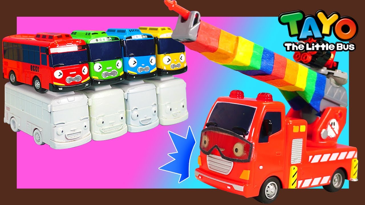 Tayo Monsterpolizei l Die Busse wurden ihrer Farben beraubt! l Cartoon für Kinder l Tayo Deutsch