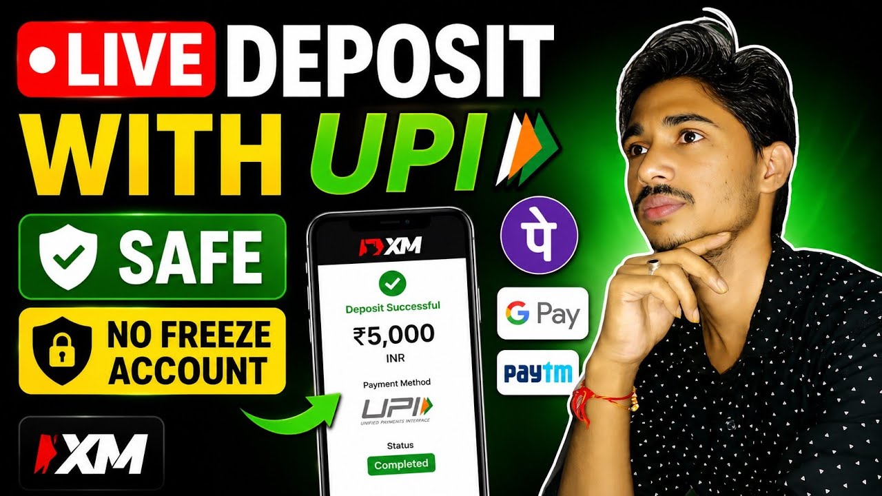 How To Deposit in XM Using UPI | How To Deposit via UPI in XM Broker