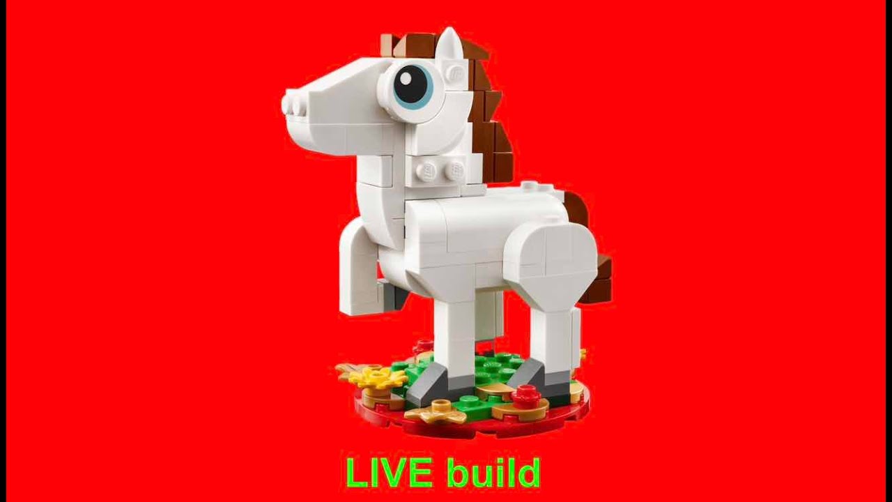 Lego year of the horse GWP (40779) LIVE build (17/02/26 evening)