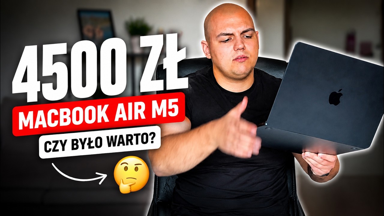 Kupiłem MacBook Air M5 za 4500 zł - czy było warto?