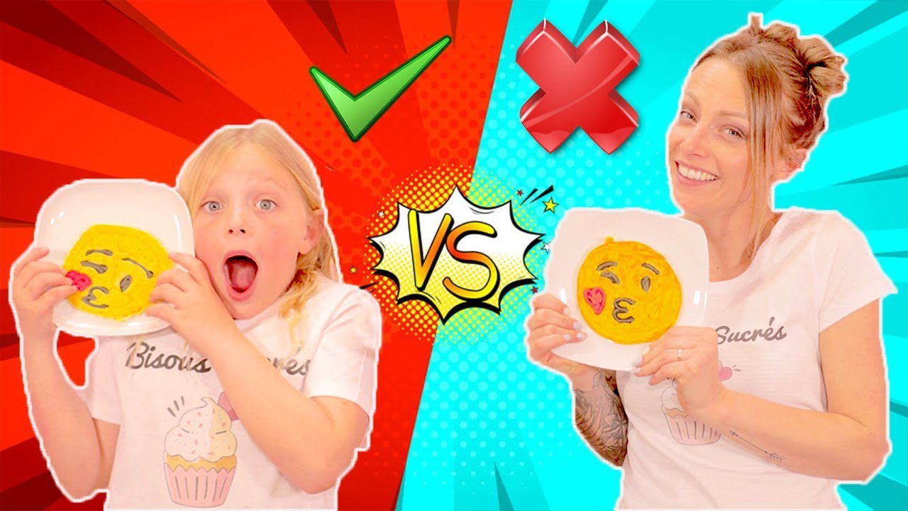 ♡• PANCAKE ART CHALLENGE AVEC LOUANE •♡