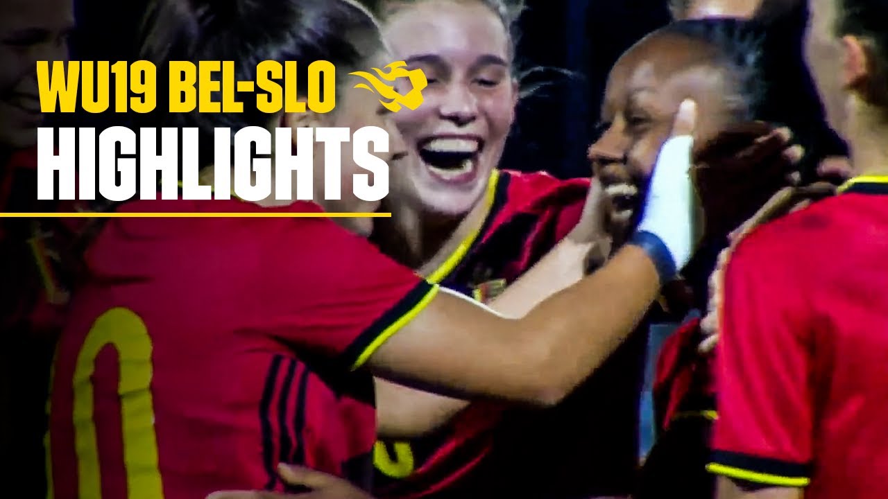 WU19 Belgium 5-0 WU19 Slovenia | #WU19 | #WU19EURO Qualifiers