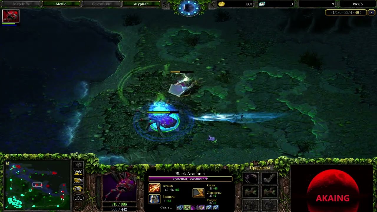 DotA 6.71b - 2011 | AKAING BROODMOTHER The First and The Last